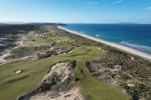 Te Arai (South) 11th Green Coast Aerial